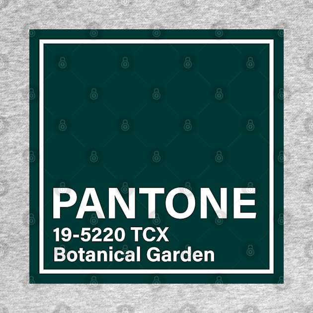 pantone 19-5220 TCX Botanical Garden by princessmi-com